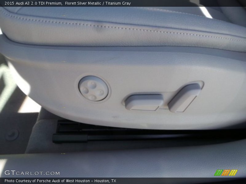 Florett Silver Metallic / Titanium Gray 2015 Audi A3 2.0 TDI Premium