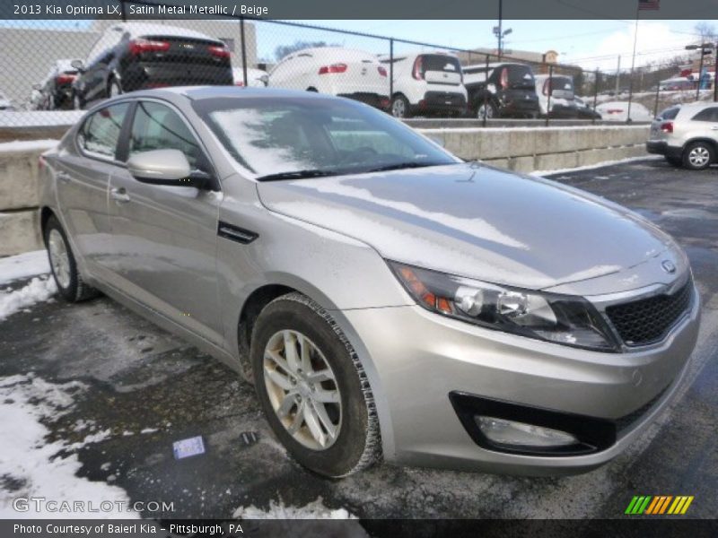 Satin Metal Metallic / Beige 2013 Kia Optima LX