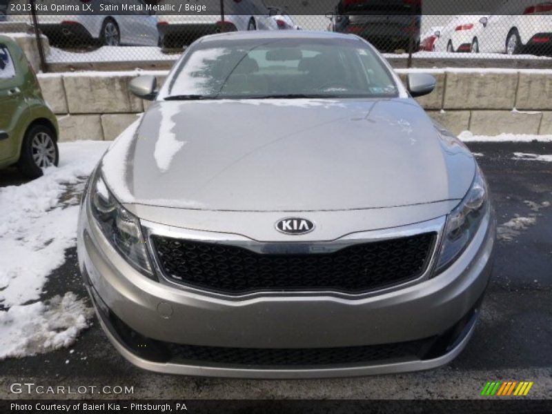 Satin Metal Metallic / Beige 2013 Kia Optima LX