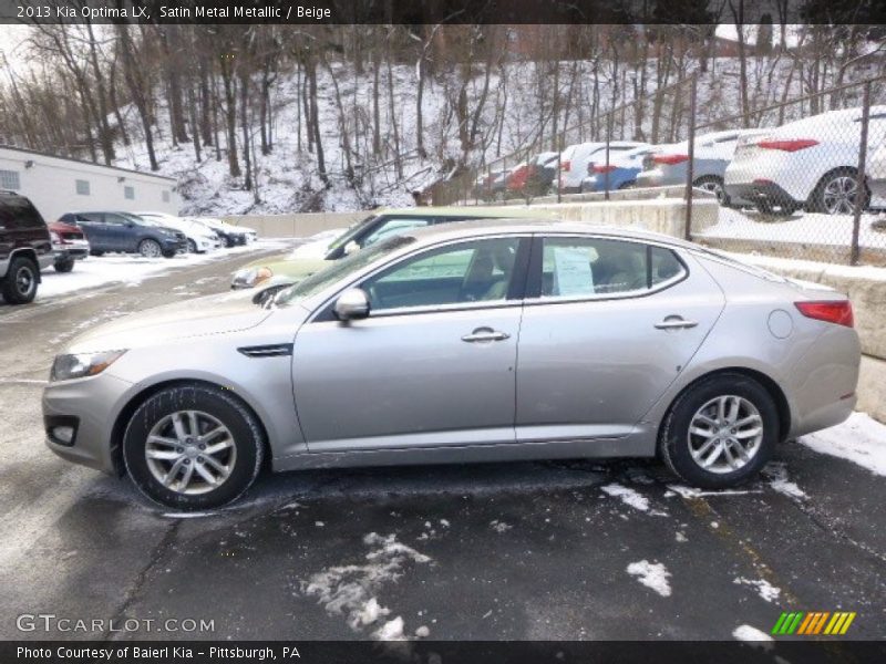 Satin Metal Metallic / Beige 2013 Kia Optima LX