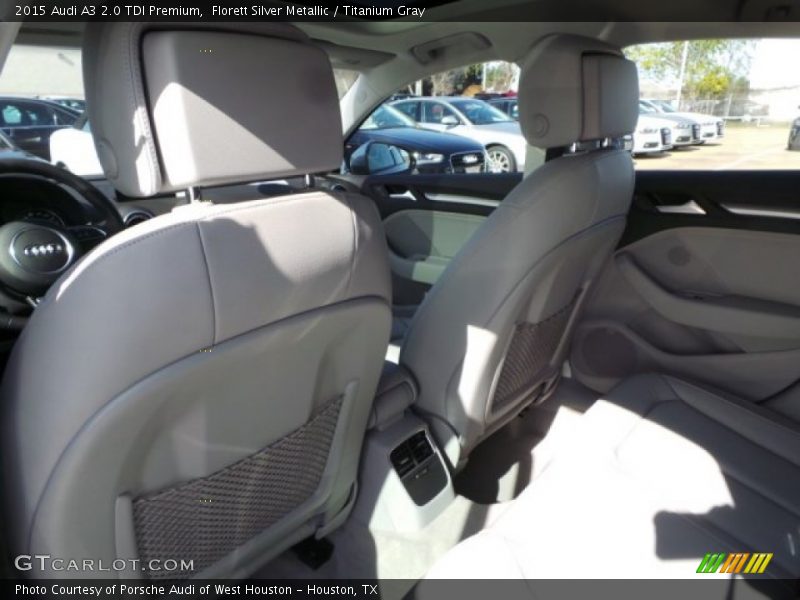 Florett Silver Metallic / Titanium Gray 2015 Audi A3 2.0 TDI Premium