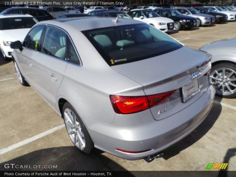 Lotus Gray Metallic / Titanium Gray 2015 Audi A3 1.8 Premium Plus