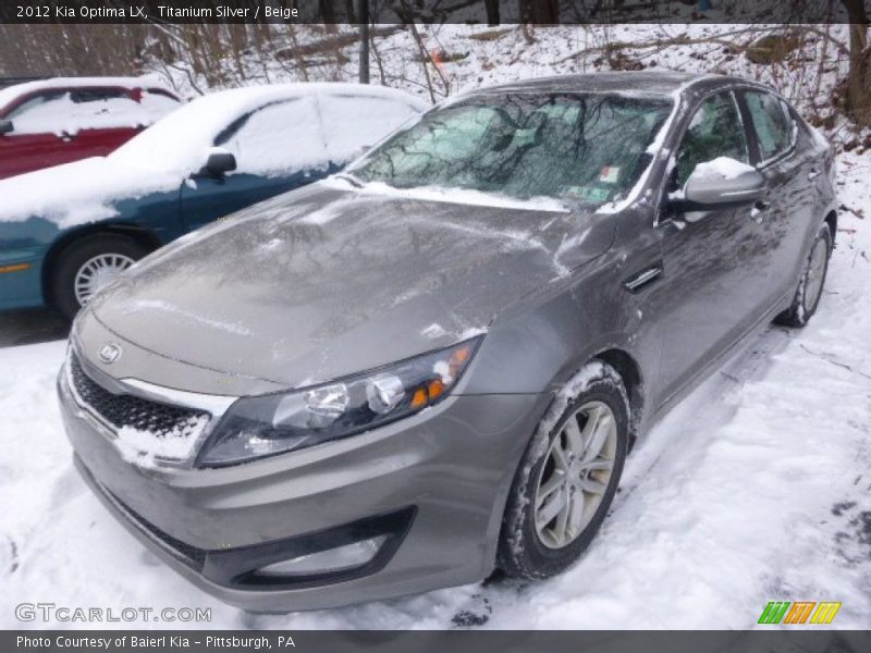 Titanium Silver / Beige 2012 Kia Optima LX