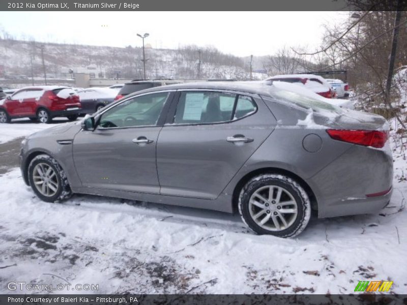 Titanium Silver / Beige 2012 Kia Optima LX