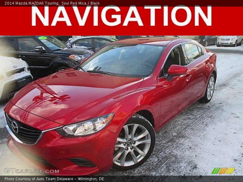 Soul Red Mica / Black 2014 Mazda MAZDA6 Touring