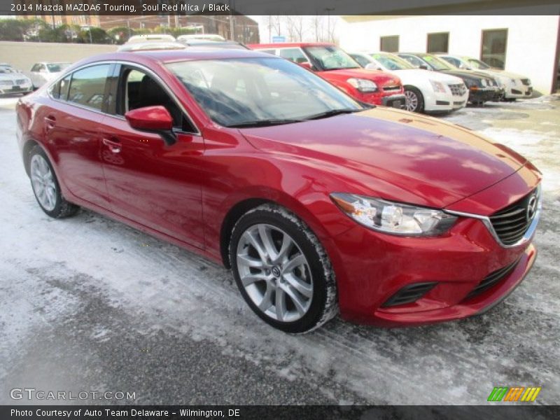 Soul Red Mica / Black 2014 Mazda MAZDA6 Touring