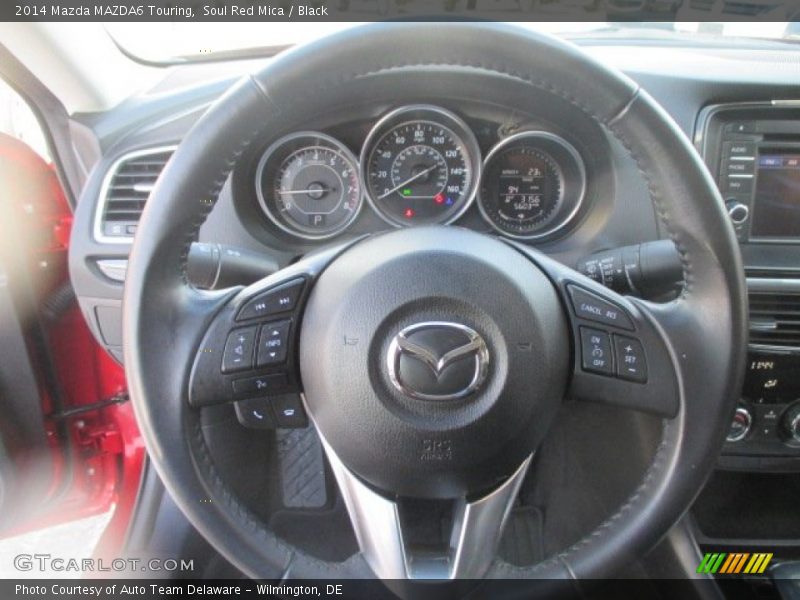 Soul Red Mica / Black 2014 Mazda MAZDA6 Touring