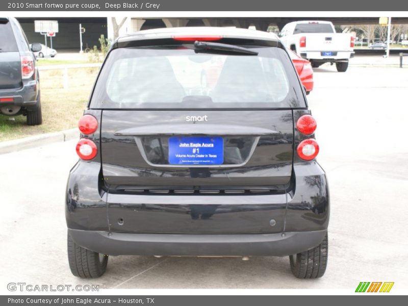 Deep Black / Grey 2010 Smart fortwo pure coupe