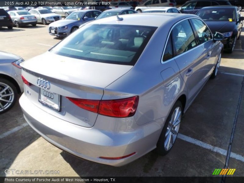 Lotus Gray Metallic / Black 2015 Audi A3 2.0 TDI Premium