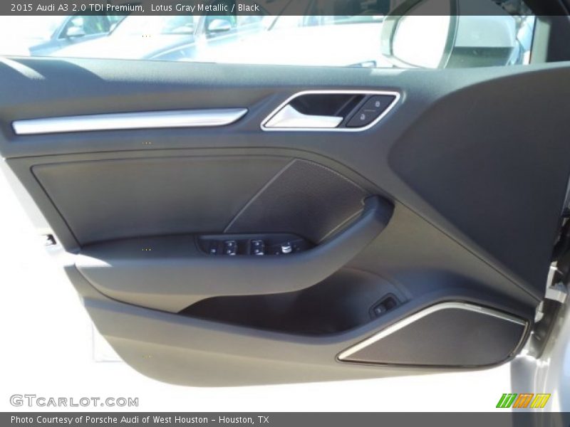 Lotus Gray Metallic / Black 2015 Audi A3 2.0 TDI Premium