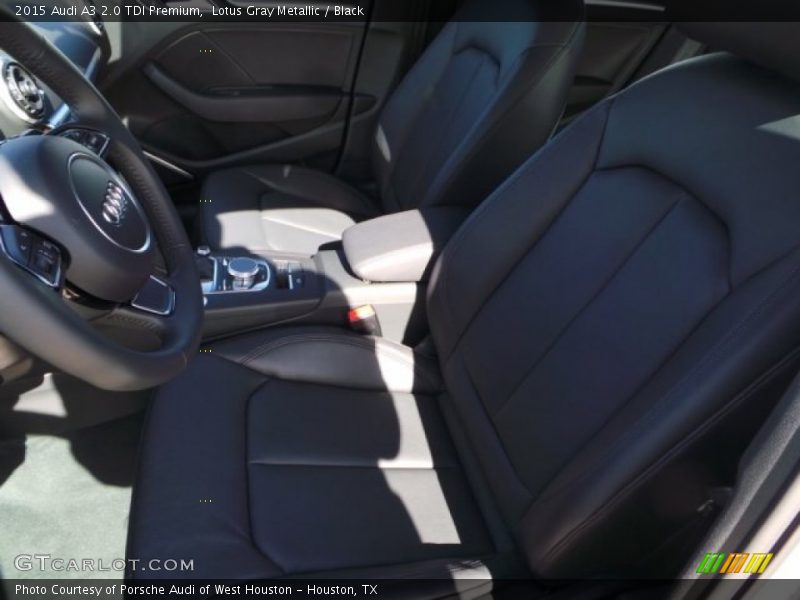 Lotus Gray Metallic / Black 2015 Audi A3 2.0 TDI Premium