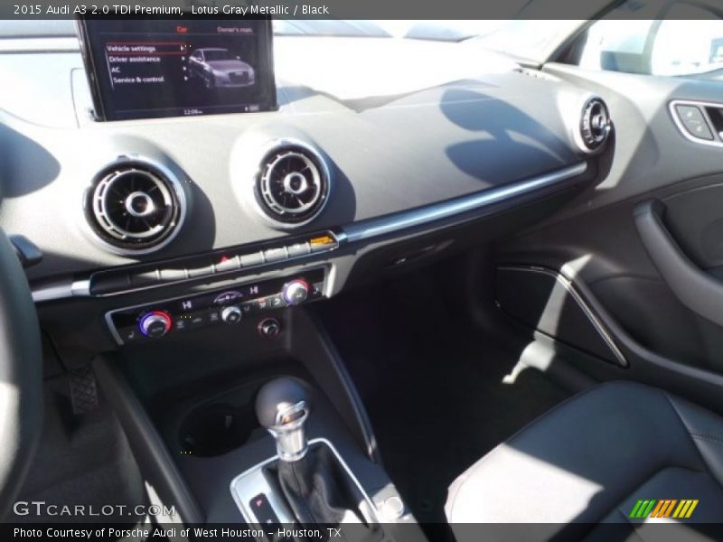 Lotus Gray Metallic / Black 2015 Audi A3 2.0 TDI Premium