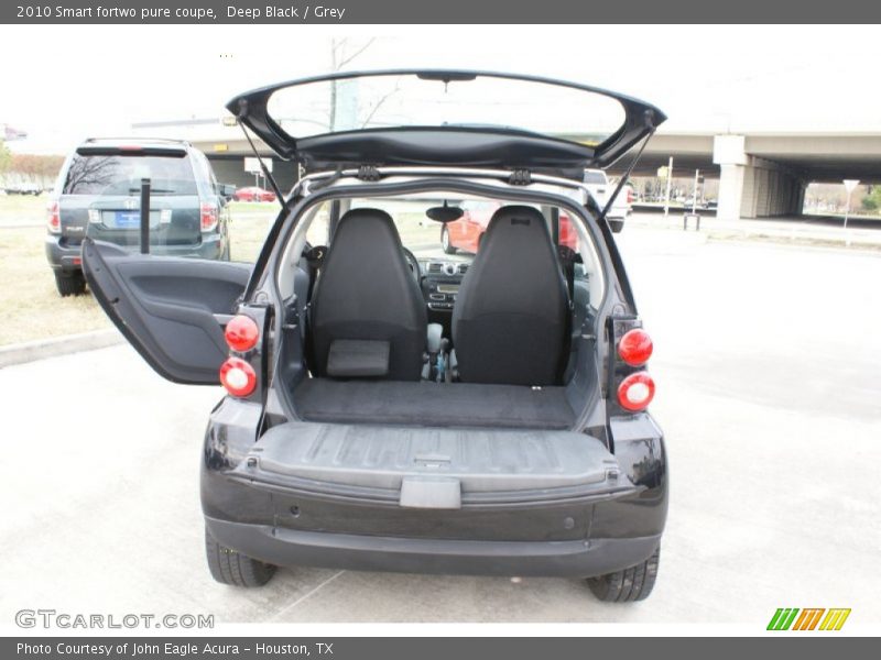 Deep Black / Grey 2010 Smart fortwo pure coupe