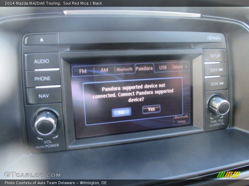 Soul Red Mica / Black 2014 Mazda MAZDA6 Touring