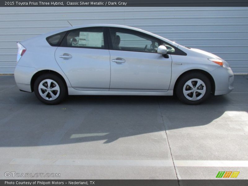  2015 Prius Three Hybrid Classic Silver Metallic