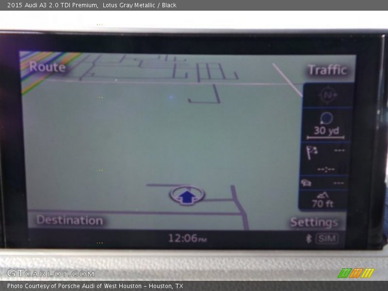 Lotus Gray Metallic / Black 2015 Audi A3 2.0 TDI Premium