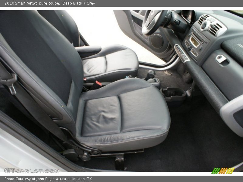 Deep Black / Grey 2010 Smart fortwo pure coupe