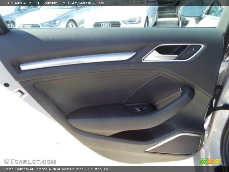 Lotus Gray Metallic / Black 2015 Audi A3 2.0 TDI Premium