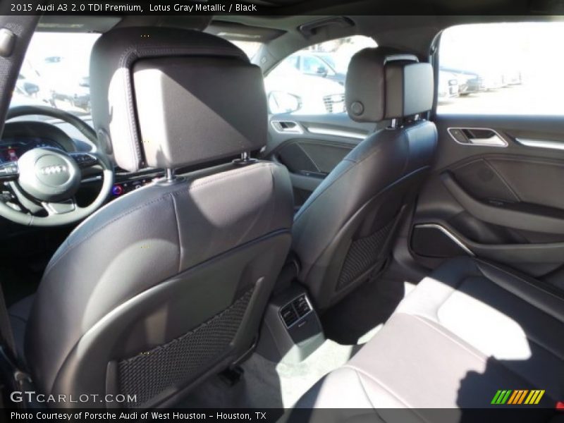 Lotus Gray Metallic / Black 2015 Audi A3 2.0 TDI Premium