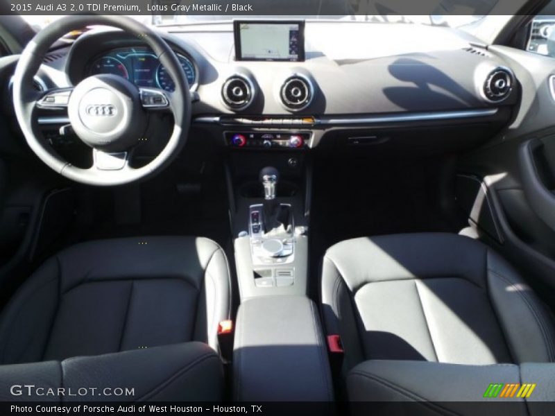 Lotus Gray Metallic / Black 2015 Audi A3 2.0 TDI Premium