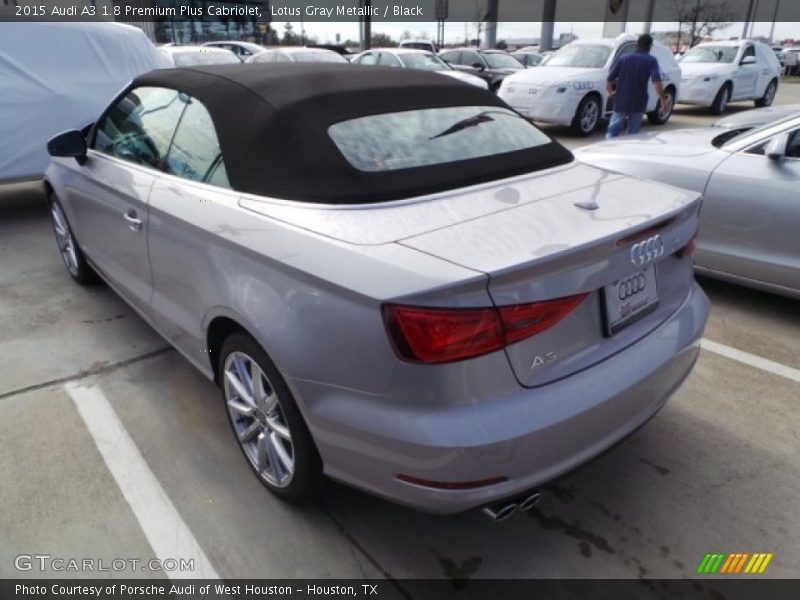 Lotus Gray Metallic / Black 2015 Audi A3 1.8 Premium Plus Cabriolet