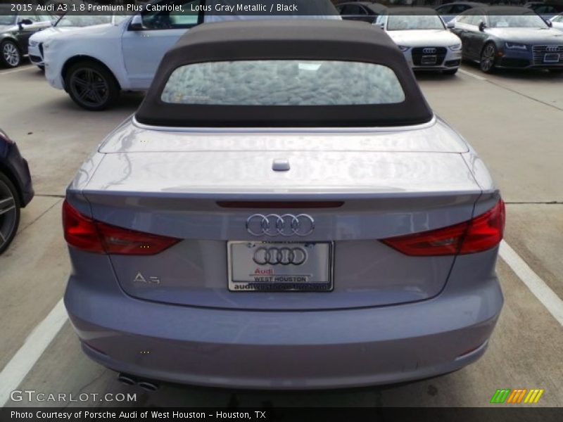 Lotus Gray Metallic / Black 2015 Audi A3 1.8 Premium Plus Cabriolet