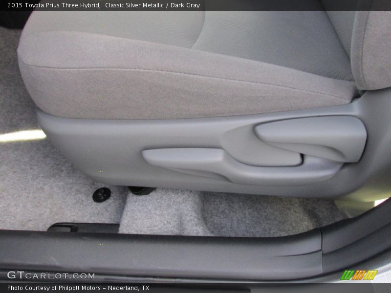 Classic Silver Metallic / Dark Gray 2015 Toyota Prius Three Hybrid