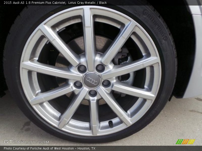 Lotus Gray Metallic / Black 2015 Audi A3 1.8 Premium Plus Cabriolet