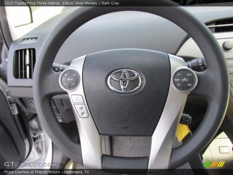  2015 Prius Three Hybrid Steering Wheel