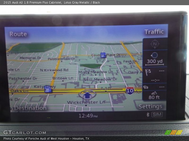 Lotus Gray Metallic / Black 2015 Audi A3 1.8 Premium Plus Cabriolet