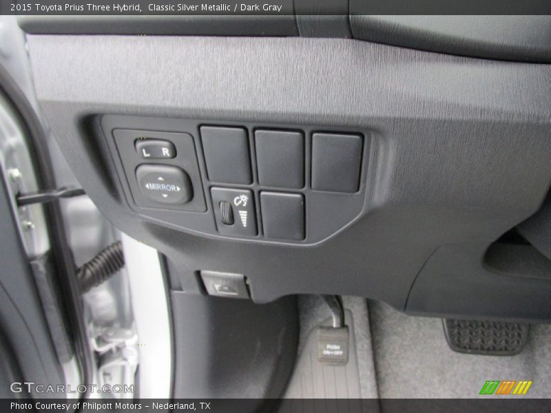 Controls of 2015 Prius Three Hybrid