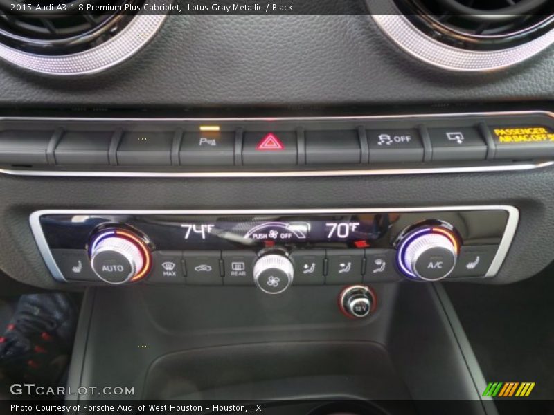 Lotus Gray Metallic / Black 2015 Audi A3 1.8 Premium Plus Cabriolet