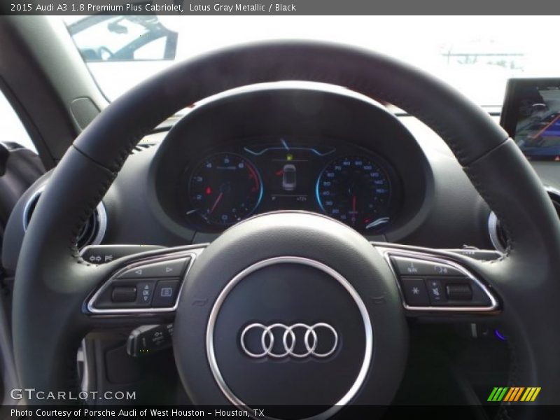 Lotus Gray Metallic / Black 2015 Audi A3 1.8 Premium Plus Cabriolet