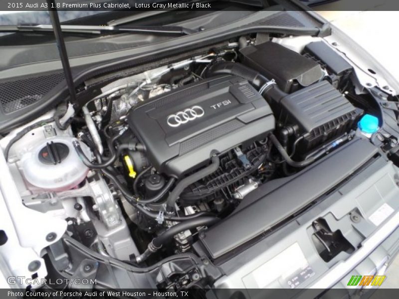 Lotus Gray Metallic / Black 2015 Audi A3 1.8 Premium Plus Cabriolet