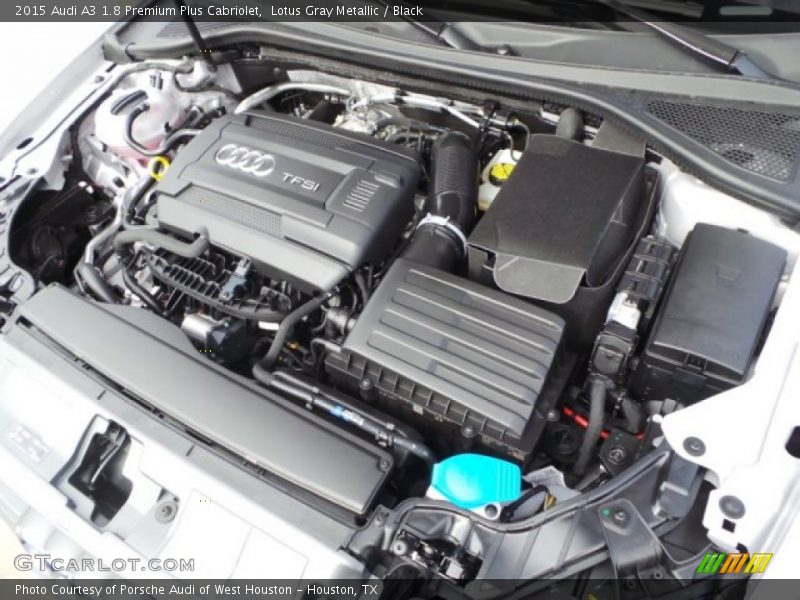 Lotus Gray Metallic / Black 2015 Audi A3 1.8 Premium Plus Cabriolet