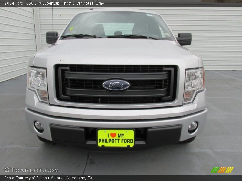 Ingot Silver / Steel Grey 2014 Ford F150 STX SuperCab