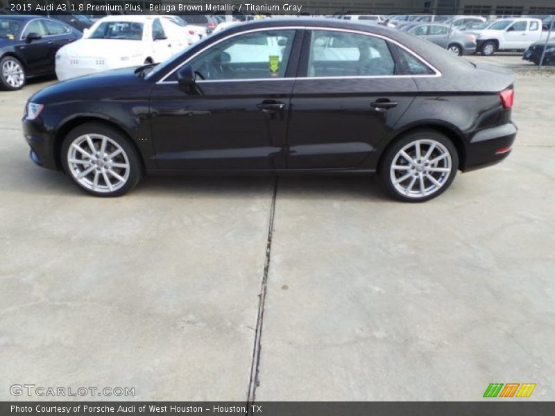 Beluga Brown Metallic / Titanium Gray 2015 Audi A3 1.8 Premium Plus