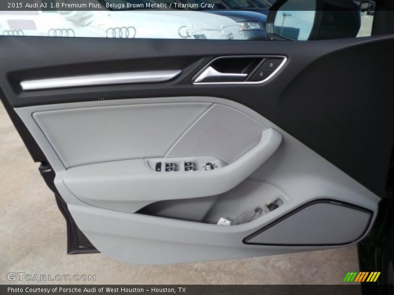 Beluga Brown Metallic / Titanium Gray 2015 Audi A3 1.8 Premium Plus
