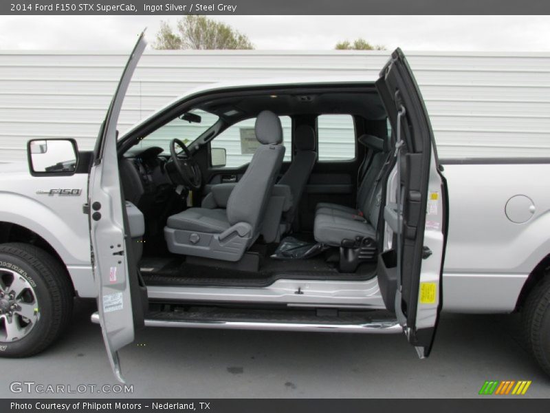 Ingot Silver / Steel Grey 2014 Ford F150 STX SuperCab