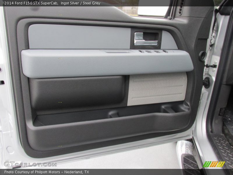 Ingot Silver / Steel Grey 2014 Ford F150 STX SuperCab