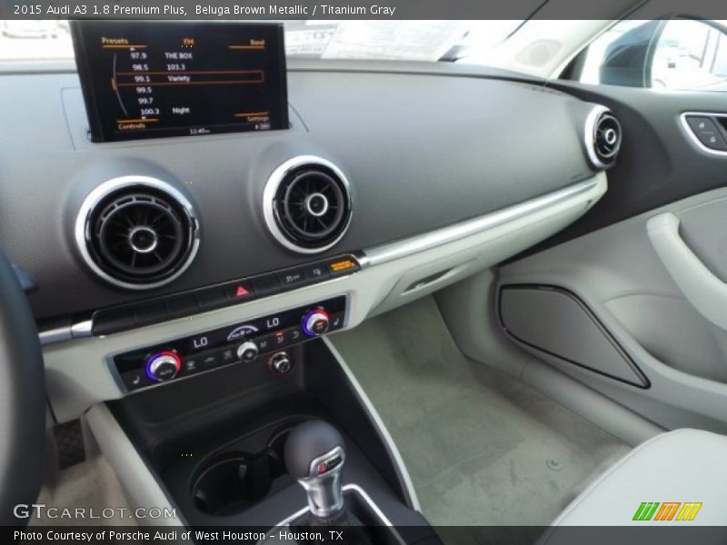 Beluga Brown Metallic / Titanium Gray 2015 Audi A3 1.8 Premium Plus