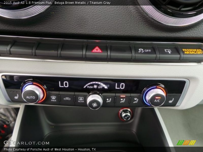 Beluga Brown Metallic / Titanium Gray 2015 Audi A3 1.8 Premium Plus
