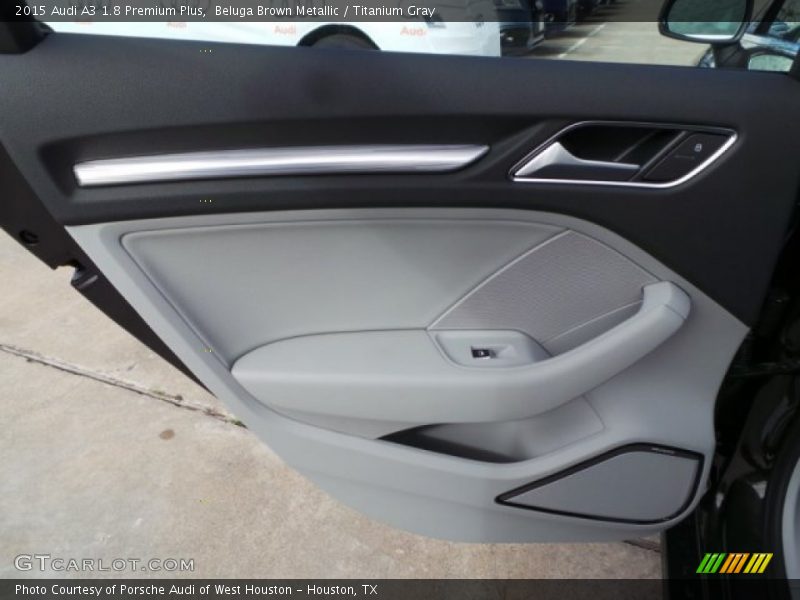 Beluga Brown Metallic / Titanium Gray 2015 Audi A3 1.8 Premium Plus