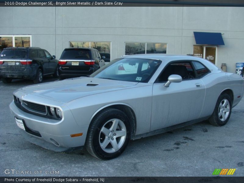 Bright Silver Metallic / Dark Slate Gray 2010 Dodge Challenger SE