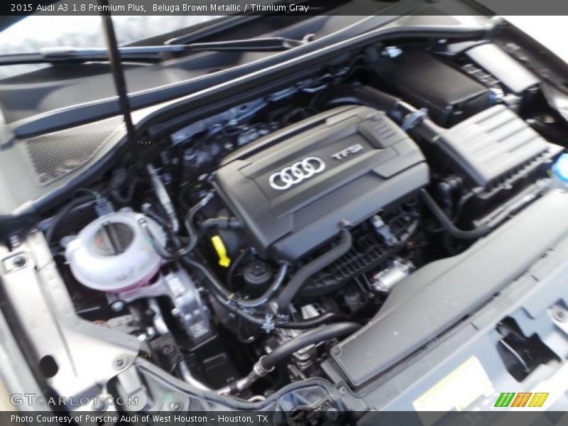 Beluga Brown Metallic / Titanium Gray 2015 Audi A3 1.8 Premium Plus