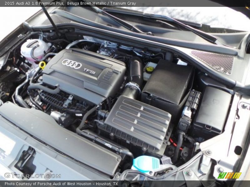 Beluga Brown Metallic / Titanium Gray 2015 Audi A3 1.8 Premium Plus