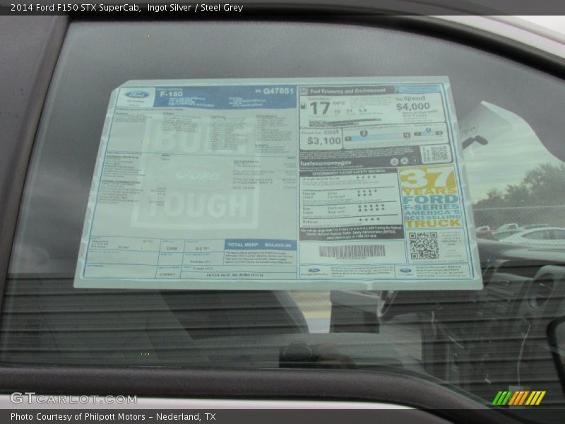Ingot Silver / Steel Grey 2014 Ford F150 STX SuperCab