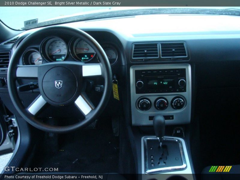 Bright Silver Metallic / Dark Slate Gray 2010 Dodge Challenger SE