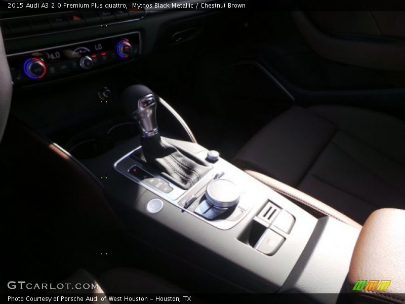 Mythos Black Metallic / Chestnut Brown 2015 Audi A3 2.0 Premium Plus quattro