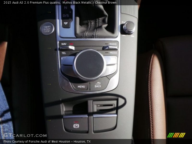 Mythos Black Metallic / Chestnut Brown 2015 Audi A3 2.0 Premium Plus quattro